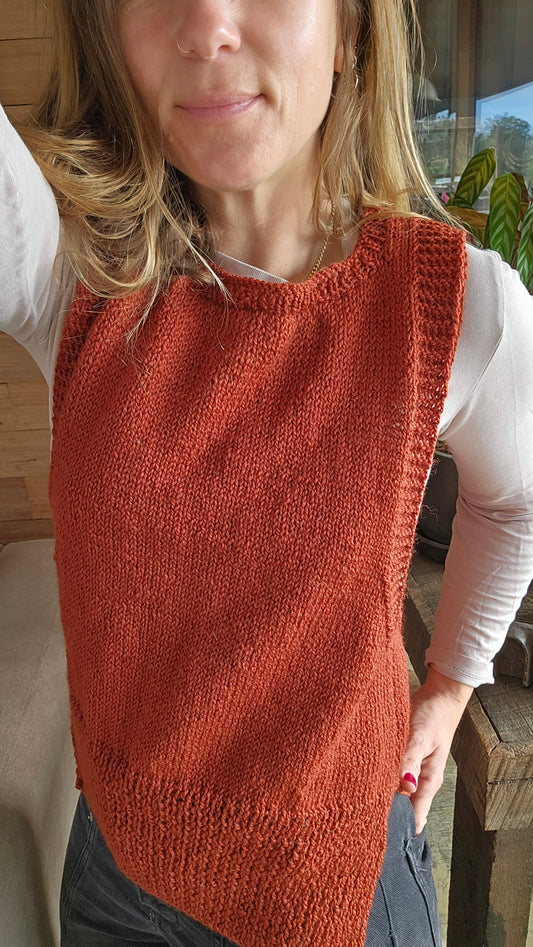 Chomba sin mangas simple