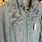 Camisa jeans bordada
